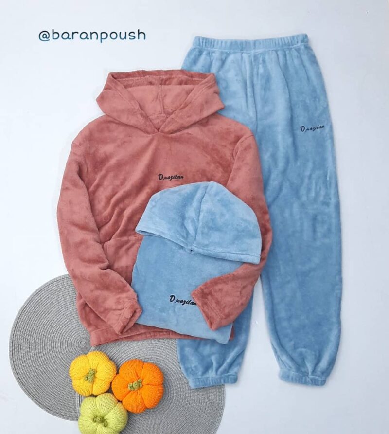 WhatsApp Image 2021-11-30 at 1.15.45 AM ست بلوز و شلوار ببعی -کلاهدار - Image 1