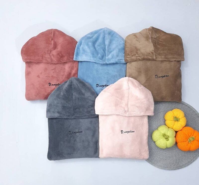 ست بلوز و شلوار ببعی -کلاهدار - Image 2