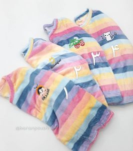 ست بلوز و شلوار رنگین‌کمان - Image 3