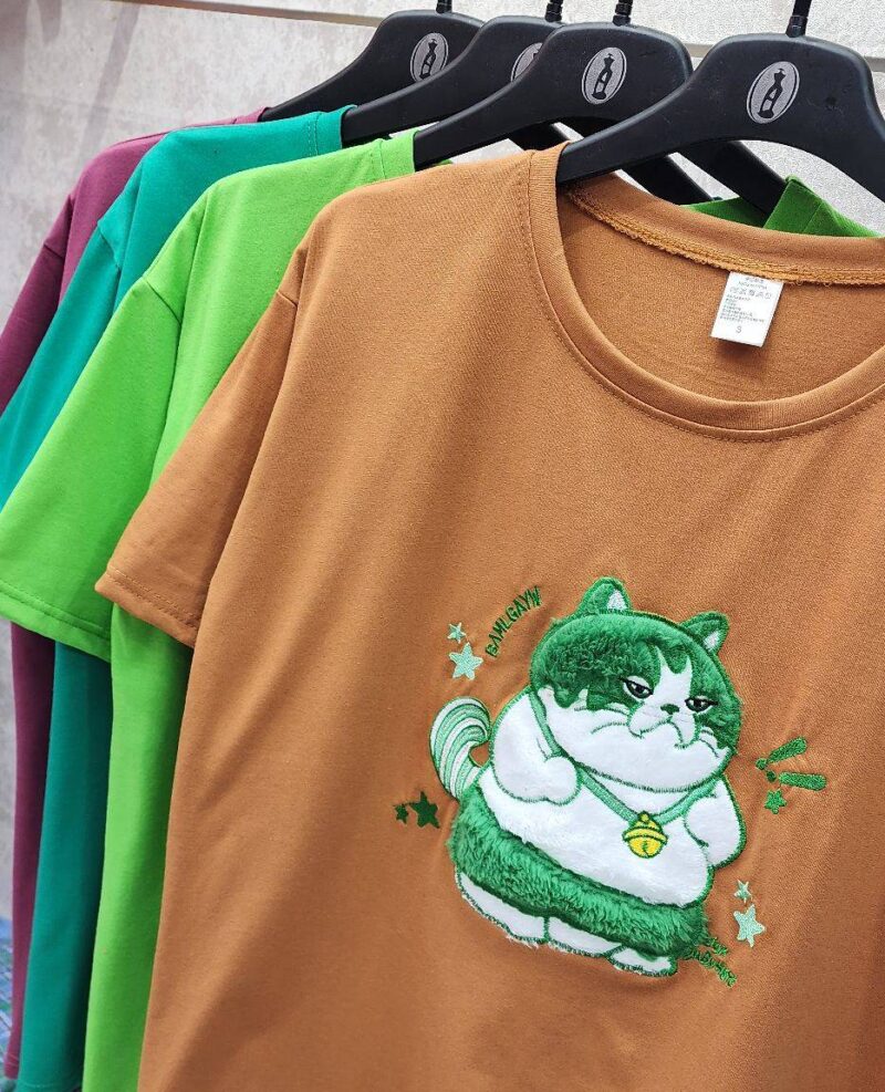 تیشرت گربه اخمالو - Image 3