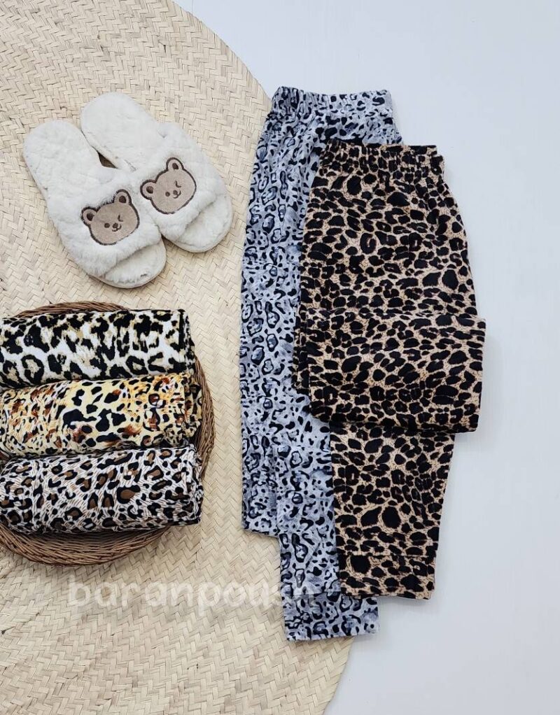 شلوار مخمل پلنگی - Image 1