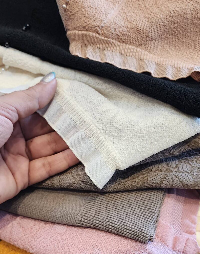 Picsart_24-11-04_14-37-05-363 بلوز بافت مارگارت - Image 9