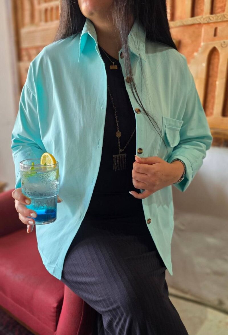 شومیز مانتویی  پریناز - Image 5