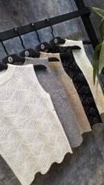 تاپ نگین کار شده طرح 2 - Image 3